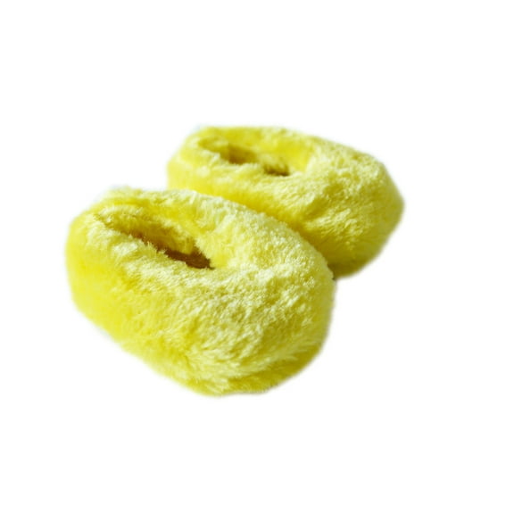 18 inch Doll Slippers- MBD Yellow Slippers Fits 18 Inch Dolls-18 Inch Doll Shoes