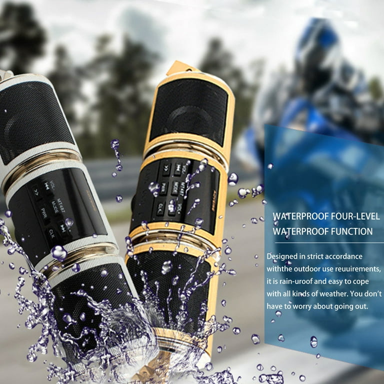 Gotofar MT487 Motorcycle Bluetooth Speaker, Waterproof Gotofar MT487 Motorcycle Bluetooth Speaker, Waterproof