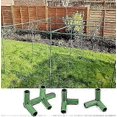 thumbnail image 5 of Greenhouse Frame Connector, Greenhouse Frame Furniture Connectors, 10 Pieces Garden Frame Connection Accessories 16mm Stable Support for Greenhouse Fr, 5 of 5