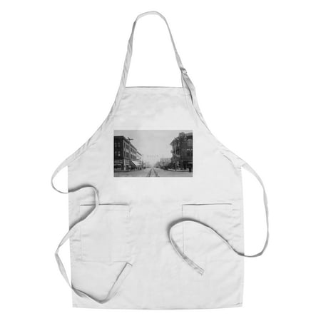 Vancouver, WA - Main Street View of Downtown Photograph (Cotton/Polyester Chef's Apron)
