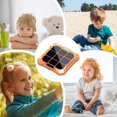 thumbnail image 3 of Portable Electronic Puzzle Game Console for Kids, Learning Toy for Family, Outdoor and Indoor Fun, Orange, 3 of 5