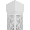 thumbnail image 4 of Ekena Millwork 12"W x 8'H Craftsman Classic Square Non-Tapered Art Deco Fretwork Column w/ Standard Capital & Standard Base, 4 of 8