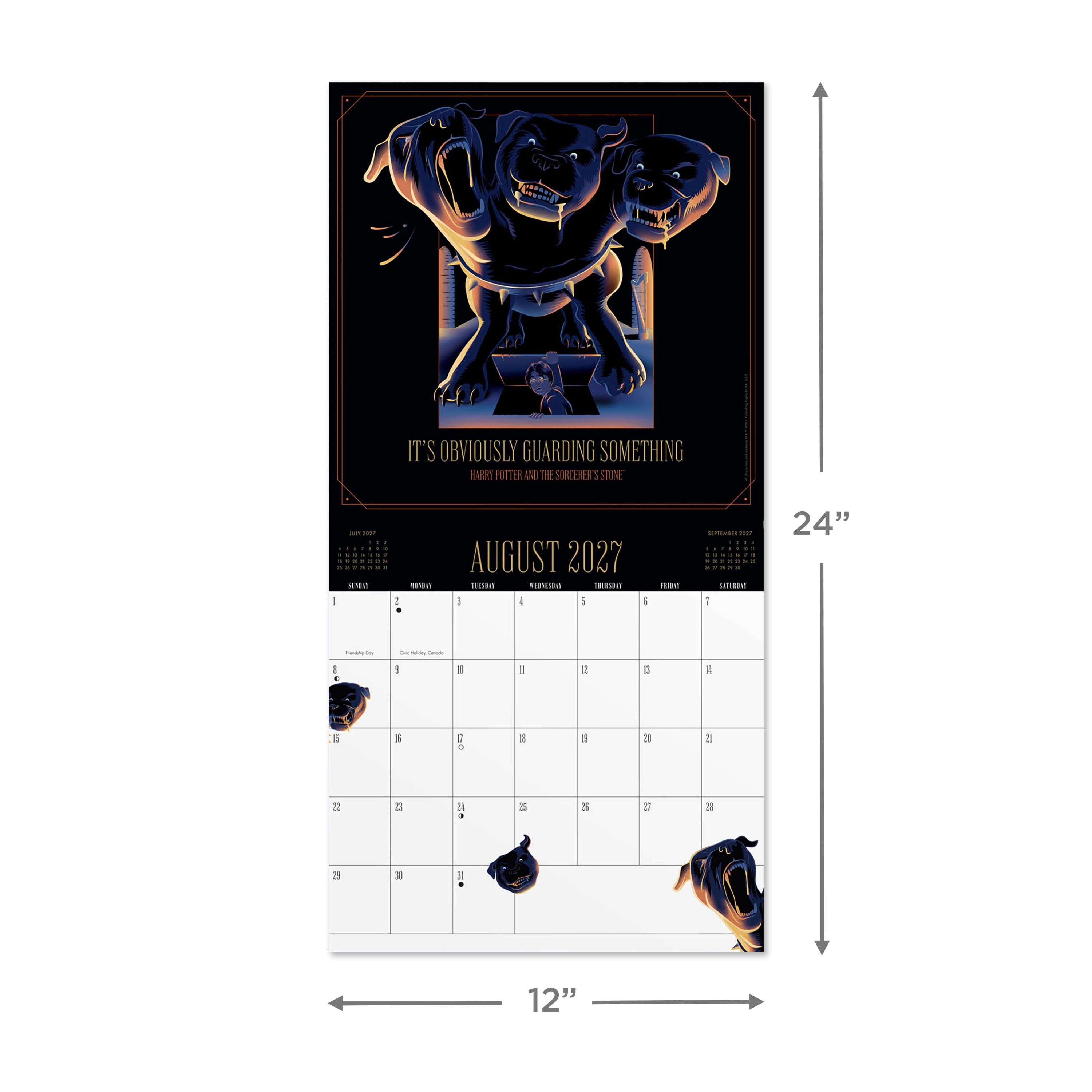 2027 Harry Potter Calendar 12x12 Wall Calendar January-December