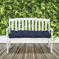 thumbnail image 4 of Patio Bench Cushion, Classic Navy, Stripe, 42"W, 4 of 8