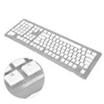 thumbnail image 4 of ABS Keycaps, Stepped Key Layout ABS Keyboard Keycaps High Heat Resistance  Light Transmission  For Mechanical Keyboard White, 4 of 8