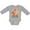 AC-Heather Grey, variant on My Tia Loves Me Fox Niece Nephew Boys or Girls Long Sleeve Baby Bodysuit