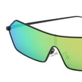 thumbnail image 3 of de sol cuadradas de una pieza con montura metálica cuadrada y estrecha de espejo retro Macarena Gafas de sol cuadradas retro para mujer, 3 of 7