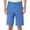 Blue - bluebrmelange, variant on 32 Degrees Mens Heathered Casual Chino Shorts, Red, 30