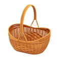 thumbnail image 1 of Cesta de mano, cesta de almacenamiento con asa, cesta tejida para sala de estar, cocina, bebé Pequeño, 1 of 9