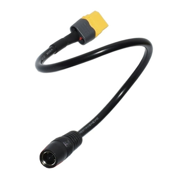 XT60 Female to DC 8mm Power Cable Adapter 14AWG High Conductivity Copper Cord for Solar Panels and Generators