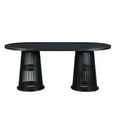 thumbnail image 3 of Beautiful by Drew Oval Dining Table, Rich Black, 3 of 11