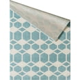 thumbnail image 2 of L'Baiet Zoe Blue Geometric 4' x 6' Rug, 2 of 5