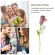thumbnail image 3 of unbranded Rosa Artificial De Rosa Con Oso Decorativo Para Bodas Y Arreglos En El Hogar, 3 of 8
