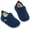 Blue, variant on L-RUN Toddler Slippers Fuzzy Kids Slippers Warm House Shoes for Boys Girls