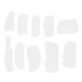 thumbnail image 1 of 10PCS Silicone Réutilisable, Peigne Transparent, Ornements pour Miroirs à Main, 1 of 8