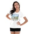 thumbnail image 4 of Claude Monet Cliff Walk at Pourville Womens Slim Fit Graphic Tee Brisco Brands S, 4 of 5