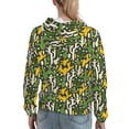thumbnail image 7 of Lsque Cactus 4 Pattern Casual Women's Hoodie,Hooded Sweatshirt with Kangaroo Pocket,Pullover Hoodie with Eye-catching Drawstrings-Small, 7 of 7