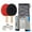 Gray, variant on GSE Games & Sports Expert Complete Portable Table Tennis Game Set with Retractable Ping Pong Net & Post, 2 Paddles & 3 Ping Pong Balls for Anywhere-Grey