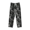 thumbnail image 6 of Uemuo Rose Flowers Pattern Men's Wide Leg Palazzo Lounge Pants with Pockets Light Weight Loose Comfy Casual Pajama Pants-XX-Large, 6 of 9