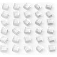 thumbnail image 1 of 24Pcs Fridge Magnets，Cute Glass Decorative Magnets ，Refrigerator Magnets,Whiteboard Magnets, Strong Holding Power,White, 1 of 6