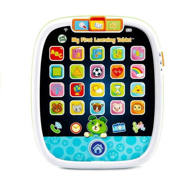Tableta de aprendizaje LeapFrog My First Scout verde con espectáculo de luces