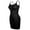 Black, variant on POP CLOSETS Women's Under Dress Slips Tummy Control Shapewear Full Body Shaper Slip Slimming Cami Slip With Adjustable Strap
