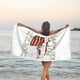 thumbnail image 3 of Voy a votar por el forajido, no por el olfateador de niños Toalla de playa Toallas de baño de microfibra Manta de playa suave para desfiles Natación Yoga Mujeres Hombres, 3 of 4