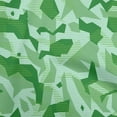 thumbnail image 1 of oneOone Cotton Flex Green Fabric Abstract Craft Projects Decor Fabric Printed By The Yard 40 Inch Wide, 1 of 5