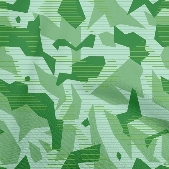 oneOone Cotton Flex Green Fabric Abstract Craft Projects Decor Fabric Printed By The Yard 40 Inch Wide