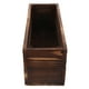 thumbnail image 2 of Maceta de madera decorativa para ventana, rectangular, rústica, de madera, para jardín, suculenta, decoración de boda, 2 of 7