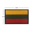 thumbnail image 4 of Lithuanian Flag Embroidered Patches National IR Reflective Multicam Lithuania Flags Armband Decorative Badges, 4 of 4