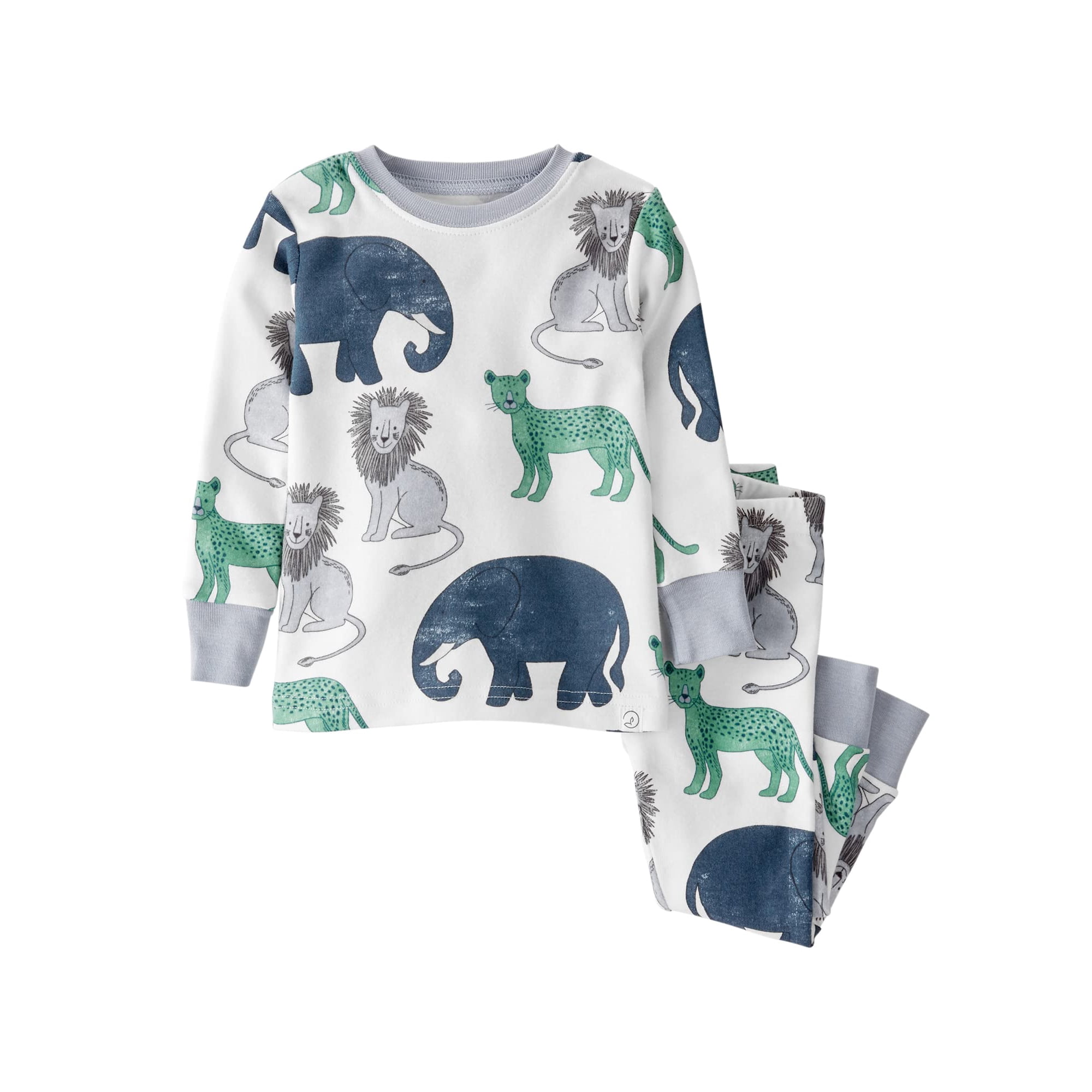 Little Planet by Carter s Baby and Toddler Boys Organic Cotton 2 Piece PJs baby boys Organic Cotton 2 piece Pjs Pajama Set Safari 6 Months US Walmart