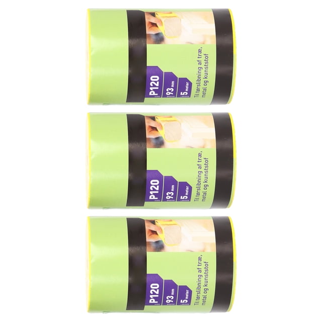 Rouleau de Feuilles Abrasives, 3 Rouleaux de Papier de Verre Rouleau de Ponçage Innovation Moderne