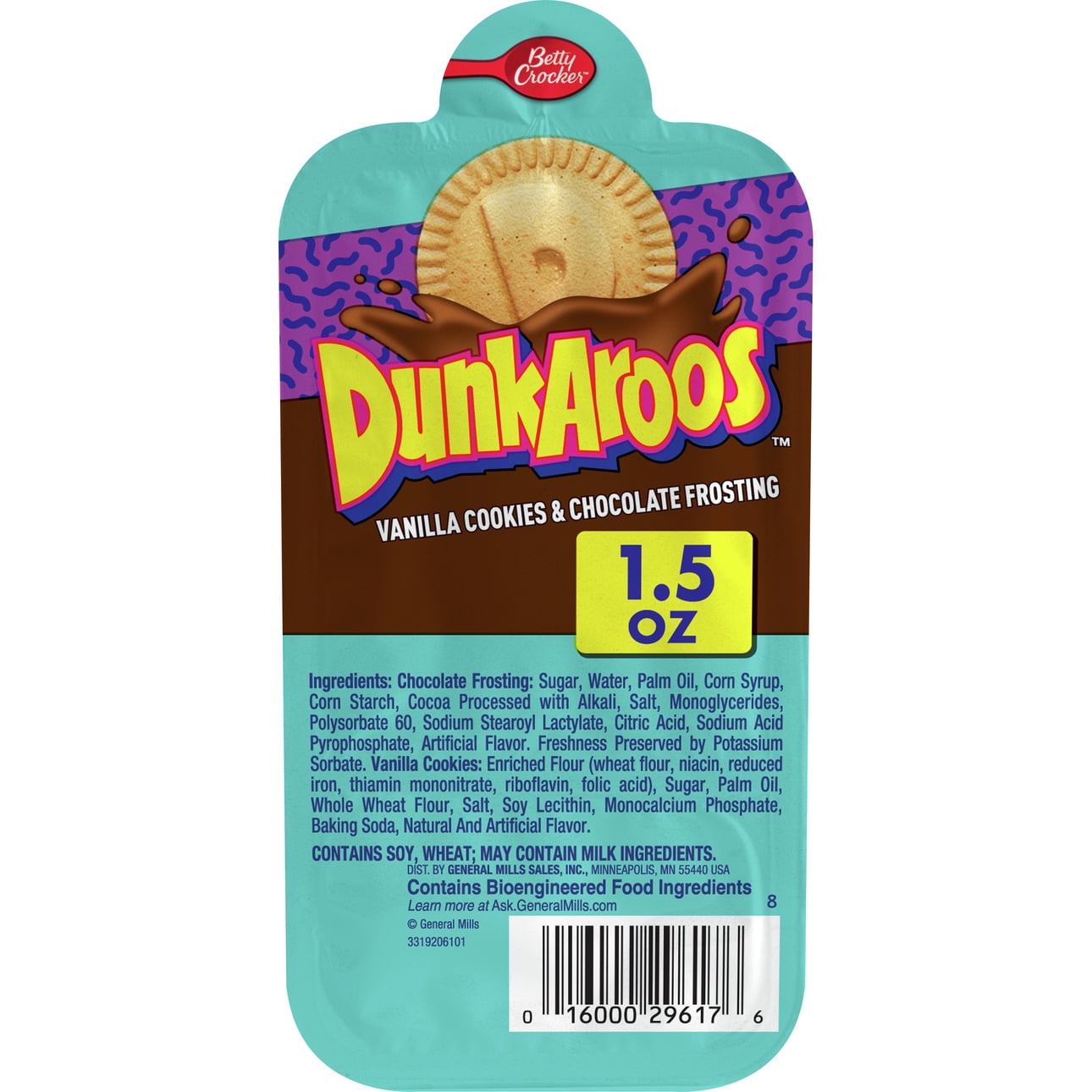 Dunkaroos Vanilla Cookies and Chocolate Frosting, 1.5 oz