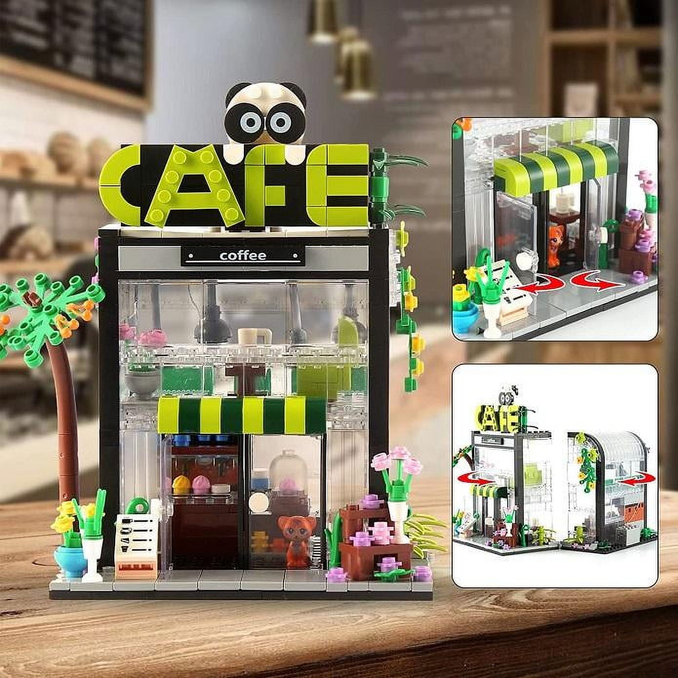 Build Toys Cafe City Building Kit Starlight Pet Bookstore, Square