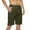 Army Green, variant on HAOMEILI Men's Shorts Casual Classic Fit Drawstring Summer Beach Shorts with Elastic Waist and Pockets