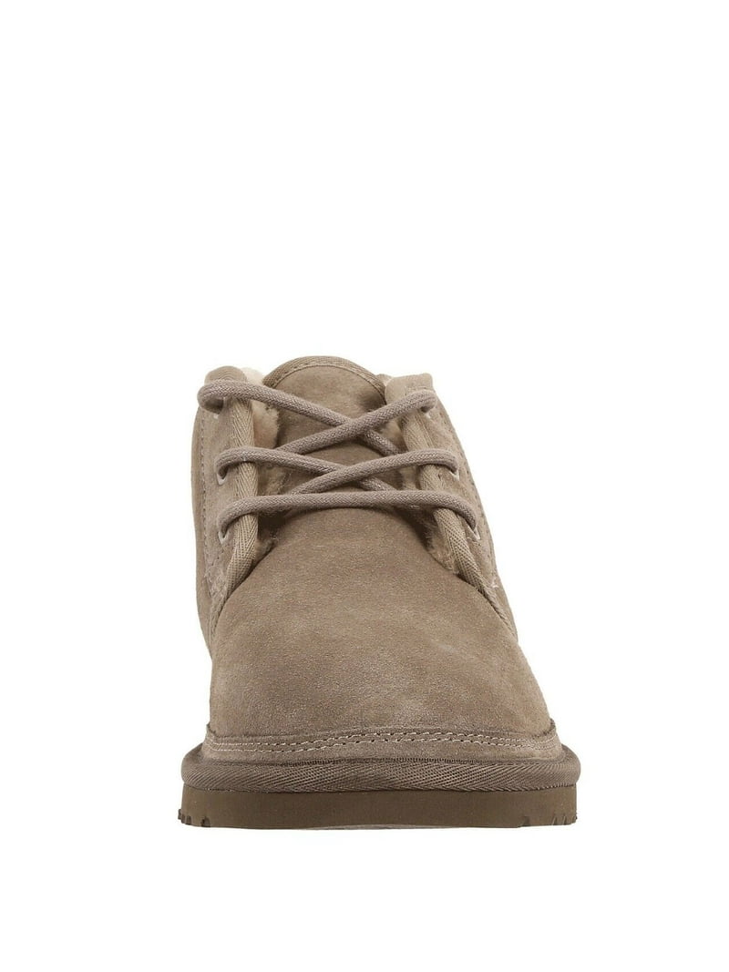 Ugg Neumel China Tea Brown Leather Black Chestnut Gray Suede  display picture 3