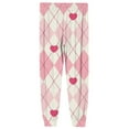 thumbnail image 5 of Men's Drawstring Pocket Cuffed Casual Pants, Irregular Heart Print Valentine's Day Home Sleep Pants for Gift and Holiday,Pink,3XL, 5 of 8