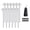 Fluorescent white, variant on 7829 12Pcs Camping Tent Stakes, Carbon Steel Canopy Stakes Spikes Heavy Duty Tent Peg