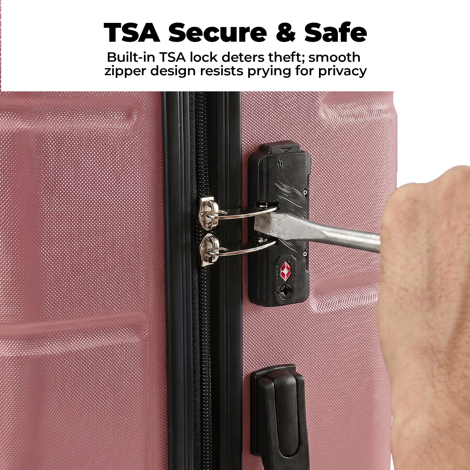 Alvantor Hardside Luggage with Spinner Wheels Expandable and TSA Lock Hard Shell Lightweight Roller Suitcase