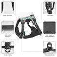 thumbnail image 4 of Bingfone Cute Corgi Head No Pull Dog Vest Harness for Small Medium Large Dogs Strap for Puppy Walking,Training,Dog Harness-X-Large, 4 of 7