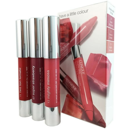 Clinique Chubby Stick for Lips 3 Piece Set 0.1 oz each