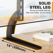 TAVR Furniture Table Top Universal TV Stand for 27-65 inch LCD LED Flat or Curved Screen TVs