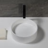 thumbnail image 4 of ALFI brand ABRS15R 15" Round White Matte Solid Surface Resin Sink, 4 of 12