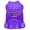Purple, variant on Pet Dog Cat Dress Rhinestone, "Zebra Heart"