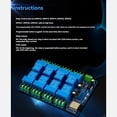 thumbnail image 4 of 2X Módulo de Relé de 8 Canales 30A DC7-28/5V Módulo de Relé Bluetooth WIFI Placa de Desarrollo ESP32-WROOM, 4 of 5
