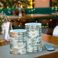 thumbnail image 3 of Yayeee Flameless Candles with Remote Flickering Battery Operated Multi Color Changing, Sunny Blooms, 3 of 7