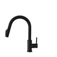 thumbnail image 2 of Stylish Modena 14 ⅛" Matte Black Pull-Down Dual Funtion Water Filter Faucet K-131NR, 2 of 14