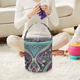 thumbnail image 2 of Bolsa de Almacenamiento para Lanas, Organizador de Almacenamiento para Lanas, Bolso de Barril Portátil, Contenedor, Bolsa de Mano para Tejer, Accesori Verde, 2 of 8
