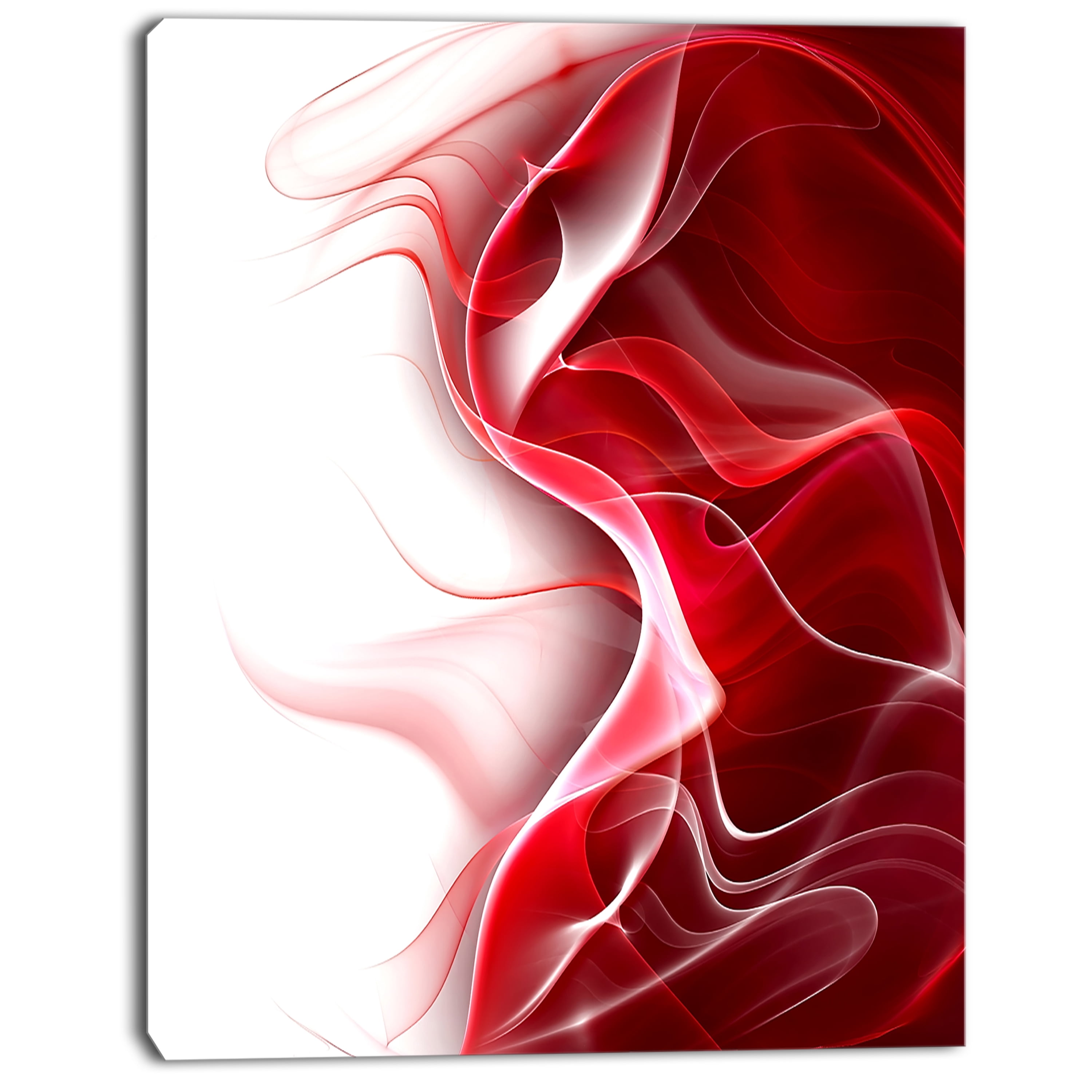 Designart '3D Fractal Abstract Design ' Abstract Canvas art print